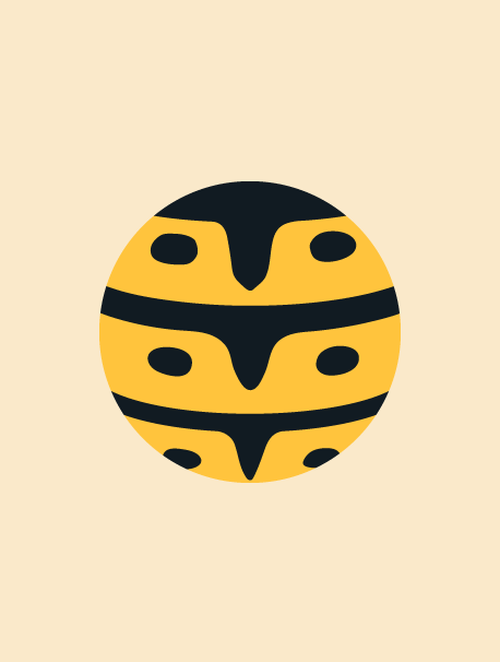 Körpermuster der Vespa velutina